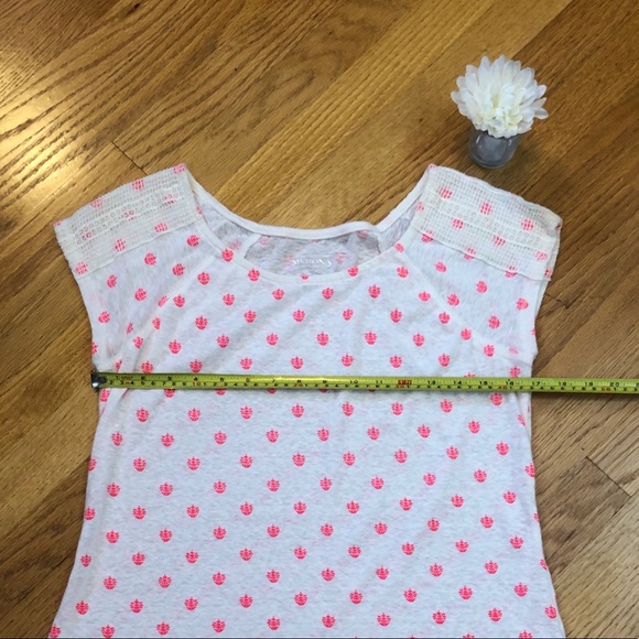 Hot Pink Patterned Merona Tee - Picture 5 of 5